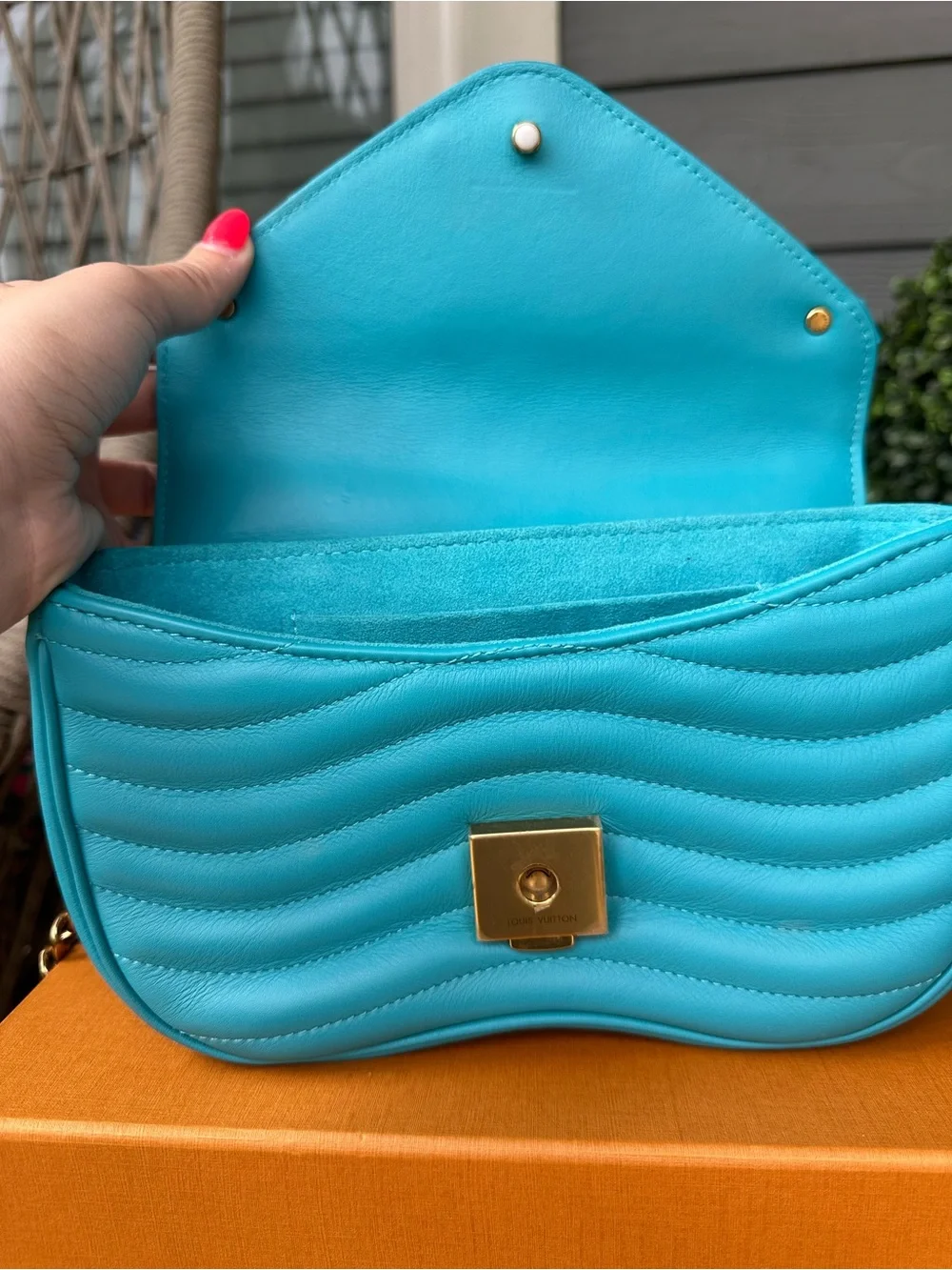 Louis Vuitton Turquoise New Wave Bag